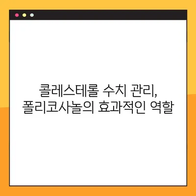 폴리코사놀의 놀라운 효능 20가지| 부작용, 최적의 복용법 완벽 가이드 | 건강, 콜레스테롤, 면역력, 혈당