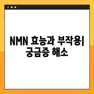 NMN 효능, 부작용, 복용법, 레스베라트롤 비교분석 | 노화방지, 건강, 안티에이징