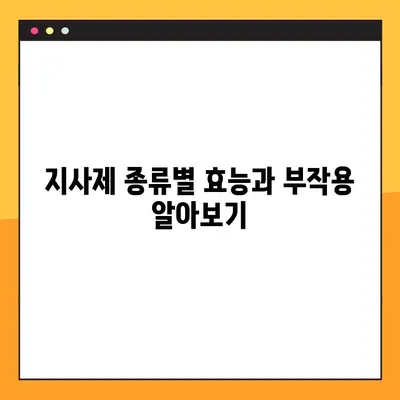 물설사, 이제 걱정하지 마세요! 지사제 효능, 부작용, 복용법 완벽 가이드 | 설사, 지사제 종류, 주의사항