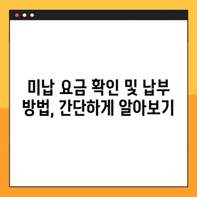 고속도로 통행료 미납 요금, 이렇게 해결하세요! | 4가지 대처 방법, 꿀팁 포함