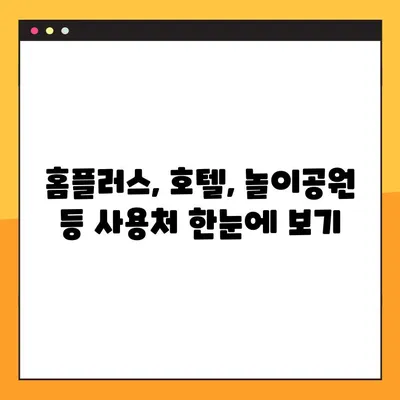 국민관광상품권 사용처 총정리| 홈플러스, 호텔, 그리고 더 많은 곳! | 할인, 혜택, 사용 꿀팁