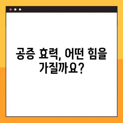 공증 비용 & 받는 법 완벽 정리 (+공증 효력까지!) | 공증 신청, 서류, 절차, 비용, 효력, 주의사항