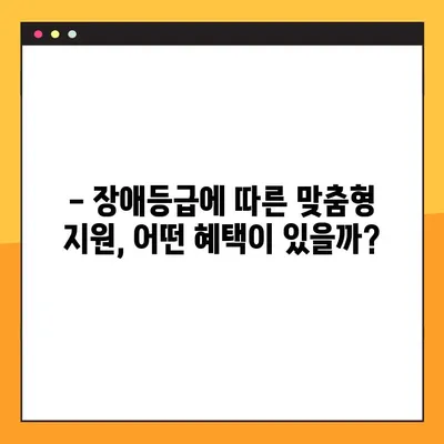 장애등급별 혜택 7가지 완벽 정리! | 장애인 지원 정책, 혜택 가이드