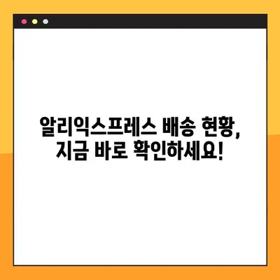 알리익스프레스 배송 조회, 3단계로 끝내기 | 알리 배송 조회 방법, 상세 가이드