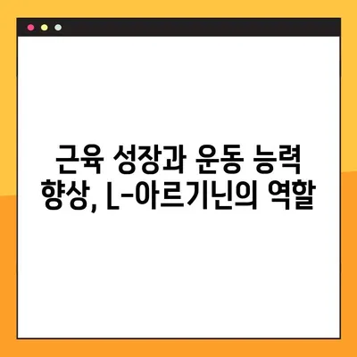 L-아르기닌 완벽 가이드| 효능, 부작용, 최적 복용법 | 건강, 운동, 영양, 혈관 건강, 면역력