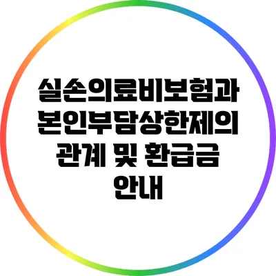 실손의료비보험과 본인부담상한제의 관계 및 환급금 안내